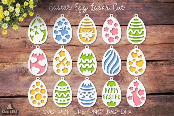 3d Easter Egg Laser Cut, Paper Cut Files
