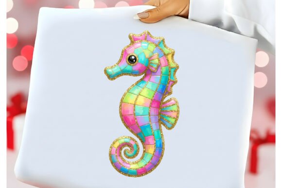 3D Preppy Summer Seahorse Png: A Creative Asset for Modern Designers