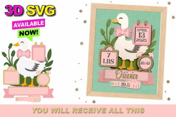 Goose Birth Stats Announcement 3D SVG: A Comprehensive Evaluation for Crafters