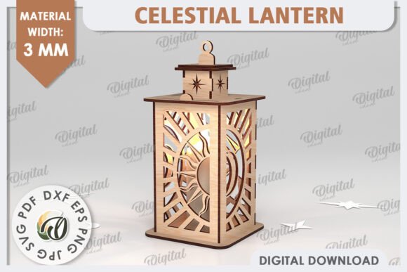 Unlocking Creativity with the 3D Celestial Lantern Laser Cut Design: A Complete Guide to Digital Crafting