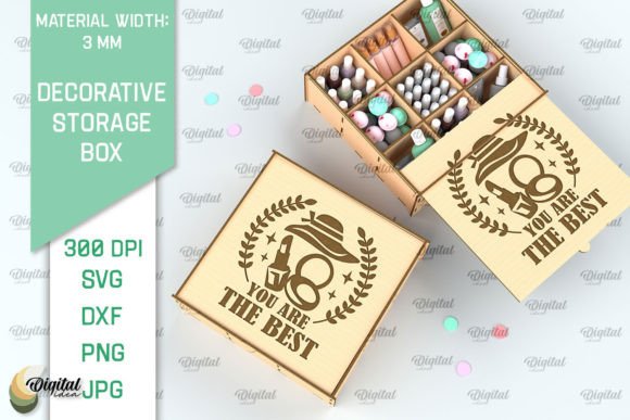 Unlocking Creativity with the 3D Decorative Storage Box Laser Cut